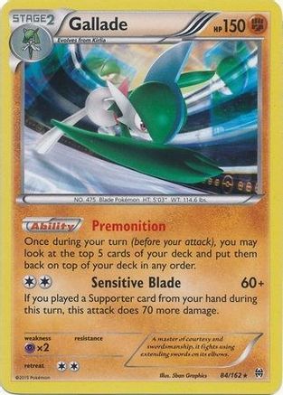 Gallade 084/162 - Holofoil Blister Exclusives - Promo