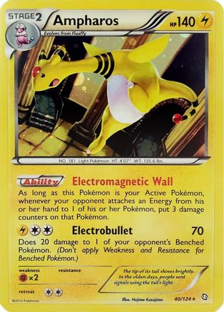 Ampharos 040/124 - Holofoil Blister Exclusives - Promo