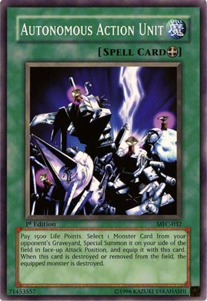 Autonomous Action Unit (MFC-032) - Magician's Force 1st Edition