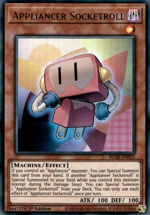 Appliancer Socketroll (BLAR-EN035) - Battles of Legend: Armageddon 1st Edition