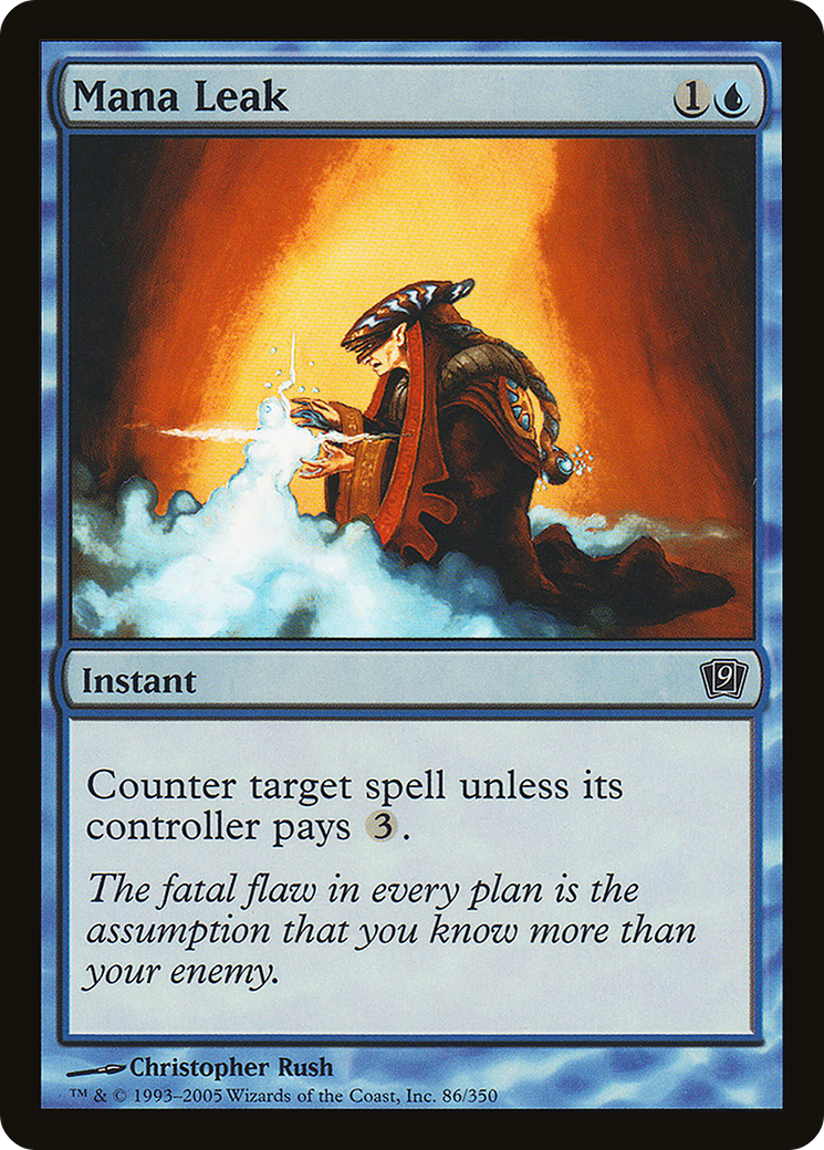Mana Leak (9ED-86★) - 9th Edition Foil