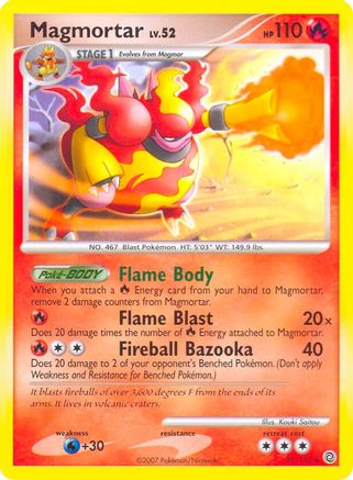 Magmortar 031/132 - Holofoil Deck Exclusives - Holo Rare