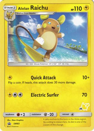 Alolan Raichu SM65 Battle Academy - Promo