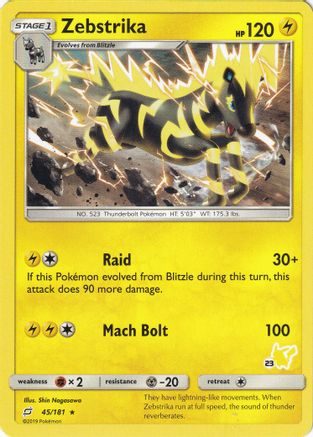 Zebstrika 045/181 Battle Academy - Promo