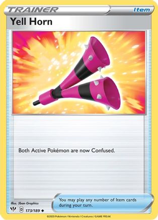 Yell Horn 173/189 SWSH03 Darkness Ablaze - Uncommon