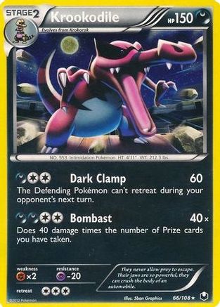 Krookodile 066/108 - Holofoil Blister Exclusives - Promo