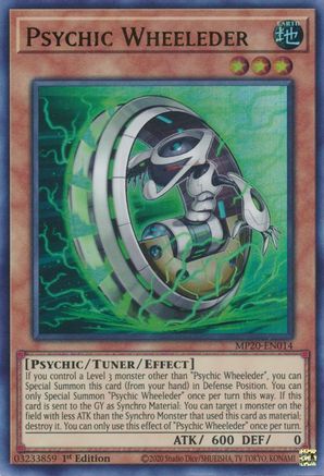 Psychic Wheeleder (MP20-EN014) - 2020 Tin of Lost Memories 1st Edition