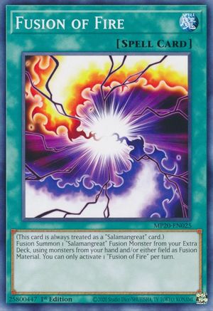 Fusion of Fire (MP20-EN025) - 2020 Tin of Lost Memories 1st Edition
