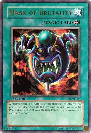 Mask of Brutality (LON-020) - Labyrinth of Nightmare 1st Edition