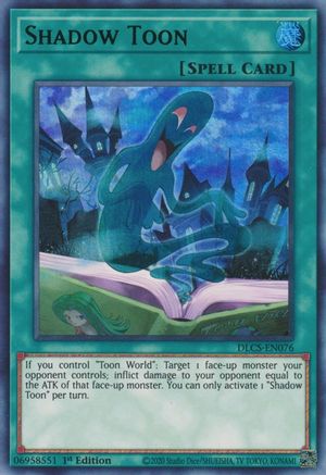Shadow Toon (Green) (DLCS-EN076) - Dragons of Legend: The Complete Series 1st Edition