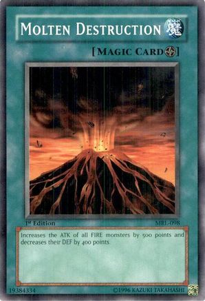 Molten Destruction (MRL-098) - Magic Ruler 1st Edition