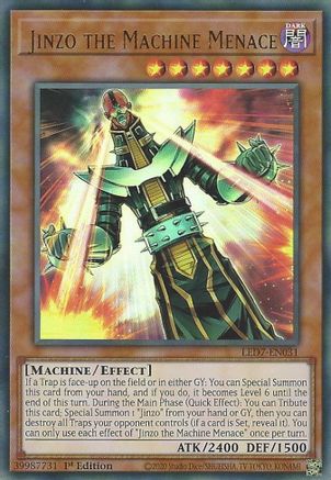 Jinzo the Machine Menace (LED7-EN031) - Legendary Duelists: Rage of Ra Unlimited