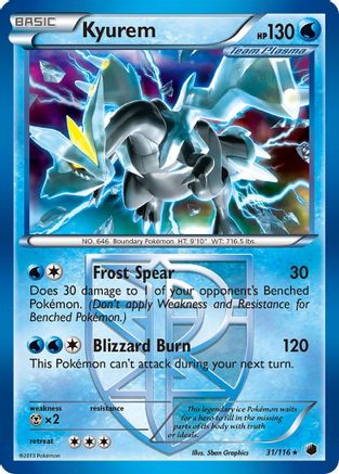 Kyurem 031/116 Deck Exclusives - Rare