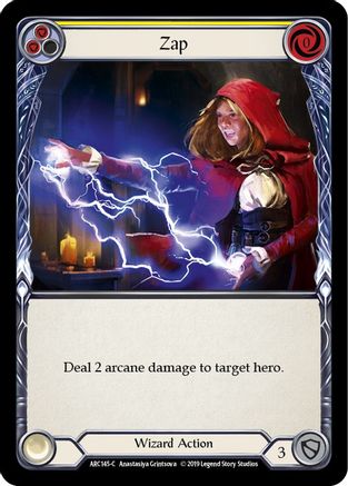 Zap (Yellow) (ARC145) - Arcane Rising 1st Edition