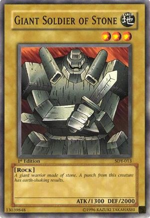 Giant Soldier of Stone (SDY-013) - Starter Deck: Yugi 1st Edition