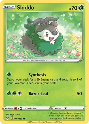 Skiddo 017/185 SWSH04 Vivid Voltage - Common
