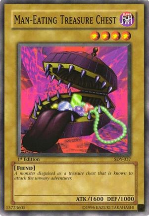 Man-Eating Treasure Chest (SDY-037) - Starter Deck: Yugi Unlimited