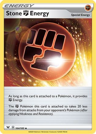 Stone Fighting Energy 164/185 SWSH04 Vivid Voltage - Uncommon