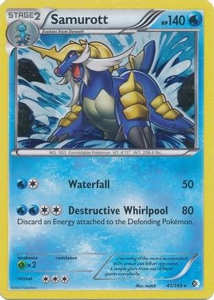 Samurott 041/149 - Holofoil Blister Exclusives - Promo