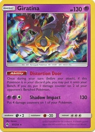 Giratina 097/214 - Holofoil Blister Exclusives - Promo