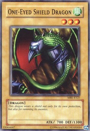 One-Eyed Shield Dragon (MRL-E127) - Magic Ruler 1st Edition