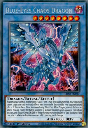 Blue-Eyes Chaos Dragon (LDS2-EN017) - Legendary Duelists: Season 2 1st Edition