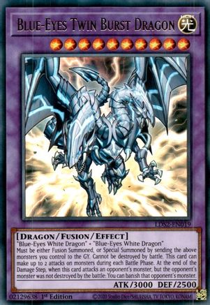 Blue-Eyes Twin Burst Dragon (LDS2-EN019) - Legendary Duelists: Season 2 1st Edition