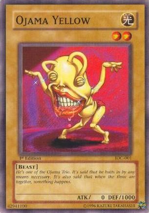 Ojama Yellow (IOC-001) - Invasion of Chaos 1st Edition