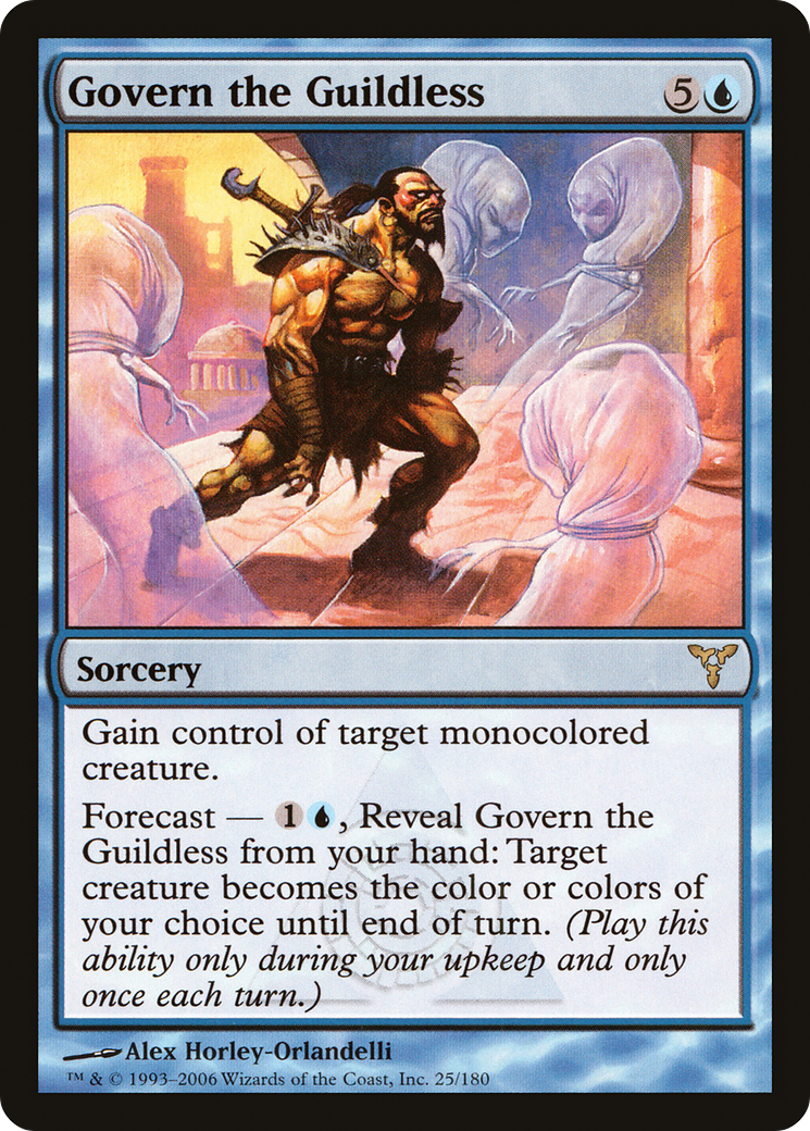Govern the Guildless (DIS-025) - Dissension Foil