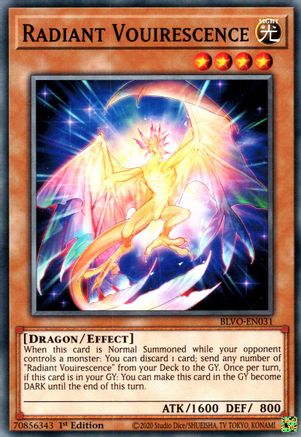 Radiant Vouirescence (BLVO-EN031) - Blazing Vortex 1st Edition