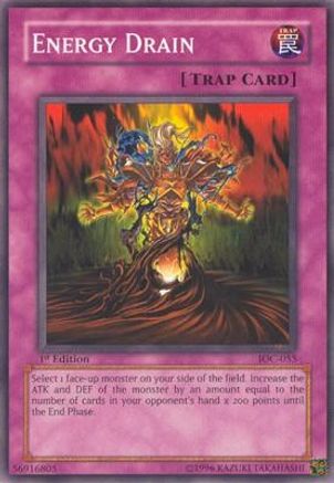 Energy Drain (IOC-055) - Invasion of Chaos 1st Edition