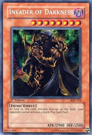 Invader of Darkness (IOC-111) - Invasion of Chaos Unlimited
