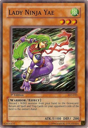 Lady Ninja Yae (AST-030) - Ancient Sanctuary 1st Edition