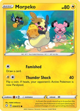 Morpeko (036) 036/072 Shining Fates - Common