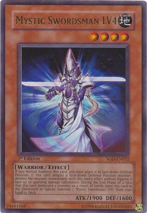Mystic Swordsman LV4 (SOD-EN012) - Soul of the Duelist Unlimited