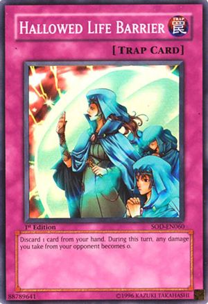Hallowed Life Barrier (SOD-EN060) - Soul of the Duelist Unlimited