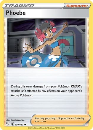 Phoebe 130/163 SWSH05 Battle Styles - Uncommon