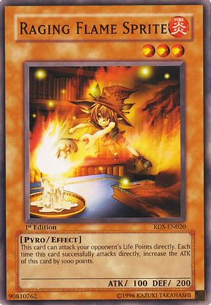 Raging Flame Sprite (RDS-EN020) - Rise of Destiny 1st Edition