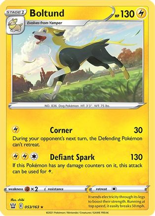 Boltund 053/163 SWSH05 Battle Styles - Rare