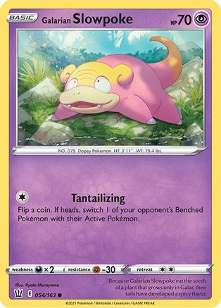 Galarian Slowpoke 054/163 SWSH05 Battle Styles - Common