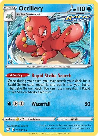Octillery 037/163 Deck Exclusives - Rare