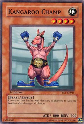 Kangaroo Champ (FET-EN016) - Flaming Eternity 1st Edition