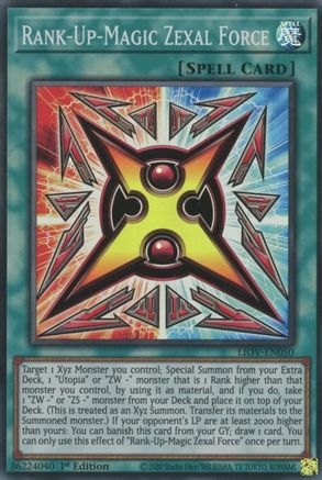 Rank-Up-Magic Zexal Force (LIOV-EN050) - Lightning Overdrive 1st Edition