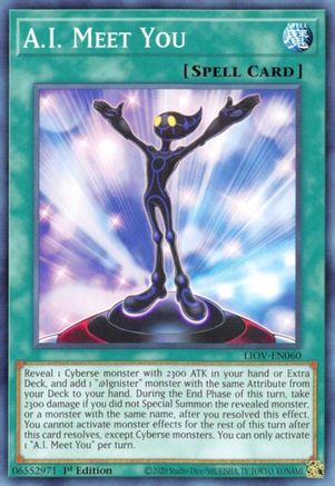 A.I. Meet You (LIOV-EN060) - Lightning Overdrive 1st Edition