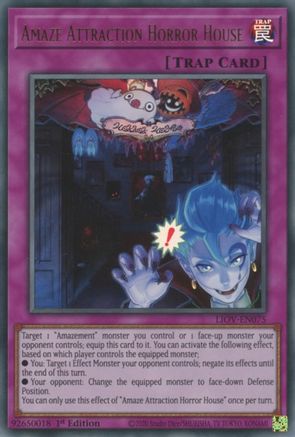 Amaze Attraction Horror House (LIOV-EN075) - Lightning Overdrive 1st Edition