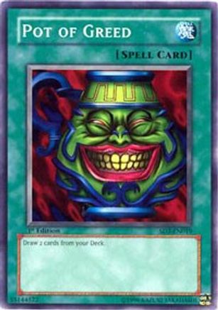 Pot of Greed (SD3-EN019) - Structure Deck: Blaze of Destruction 1st Edition
