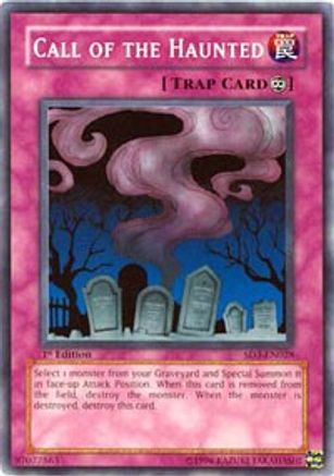 Call of the Haunted (SD3-EN028) - Structure Deck: Blaze of Destruction 1st Edition