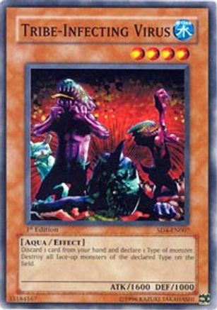Tribe-Infecting Virus (SD4-EN007) - Structure Deck: Fury from the Deep 1st Edition