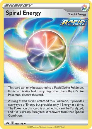 Spiral Energy 159/198 SWSH06 Chilling Reign - Uncommon