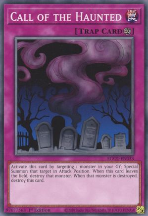 Call of the Haunted (EGO1-EN033) - Egyptian God Deck: Obelisk the Tormentor Unlimited